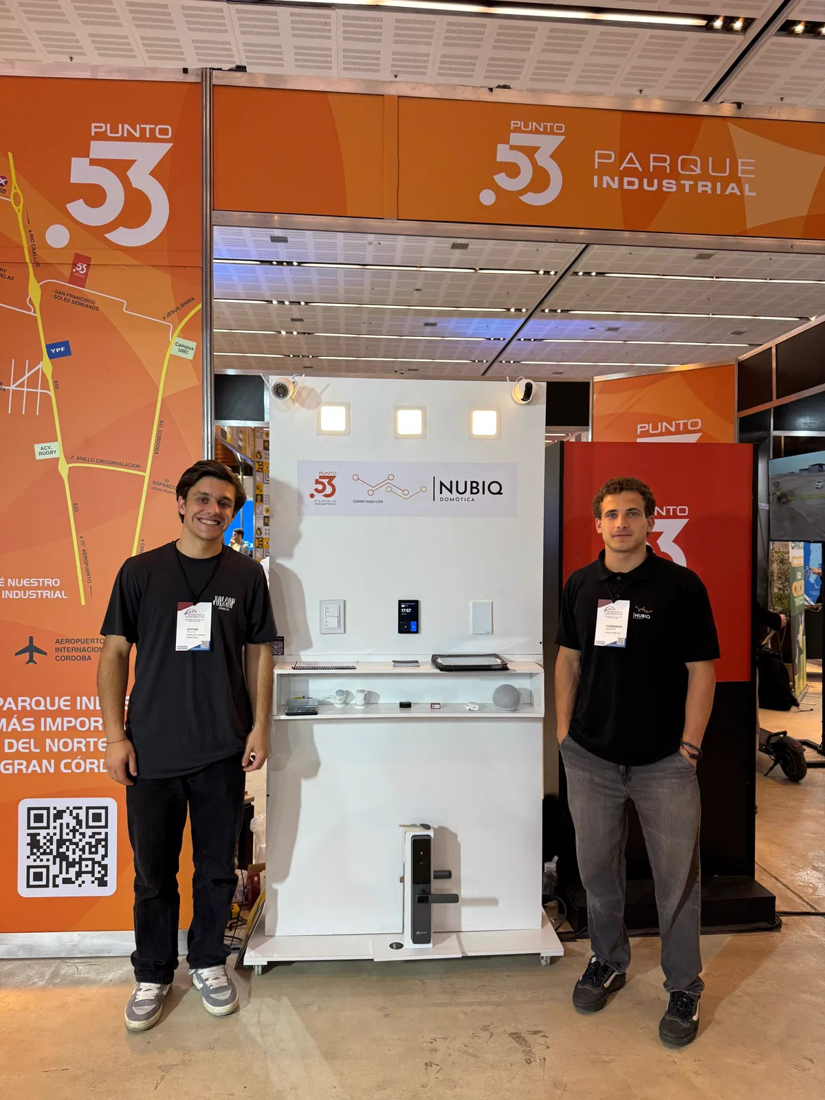 Lucas Carranza y Franco Oppido, co-fundadores de Nubiq Domótica en Córdoba